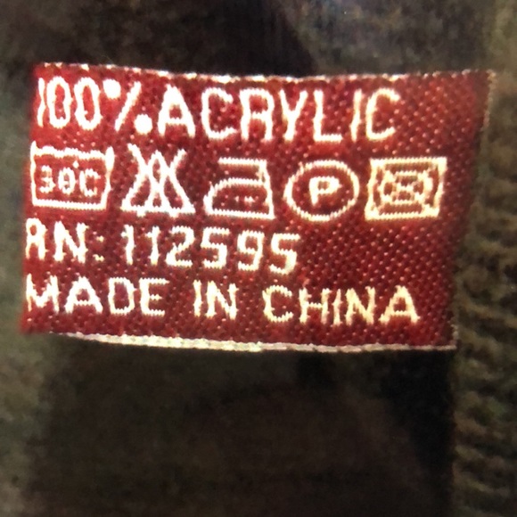 Wine fringed cardigan/poncho OS - Picture 7 of 7